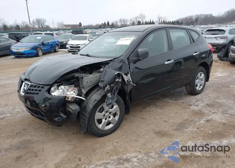 2010 Nissan Rogue S из США, поврежденный, VIN JN8AS5MV4AW104074
